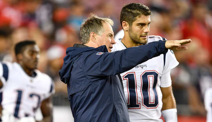 Belichick showed a genuine fondness for Garoppolo, even after the trade that sent the QB to San Francisco.